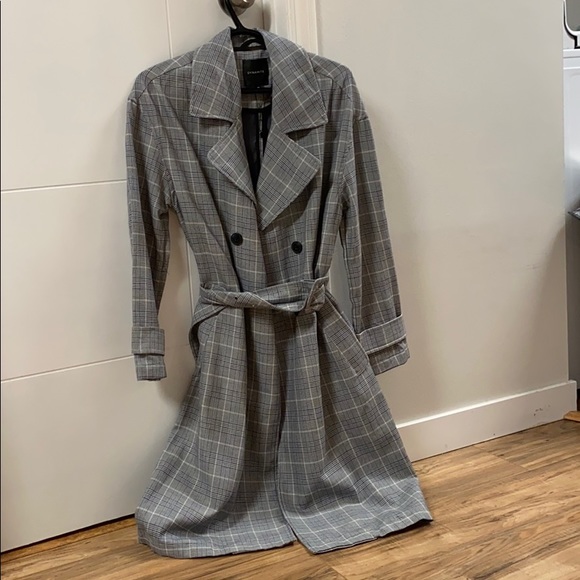 Plaid Trench - Picture 1 of 2